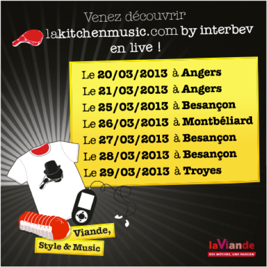 Lakitchenmusic.com dates tournée en régions Lakitchenmusic.com dates tournée en régions