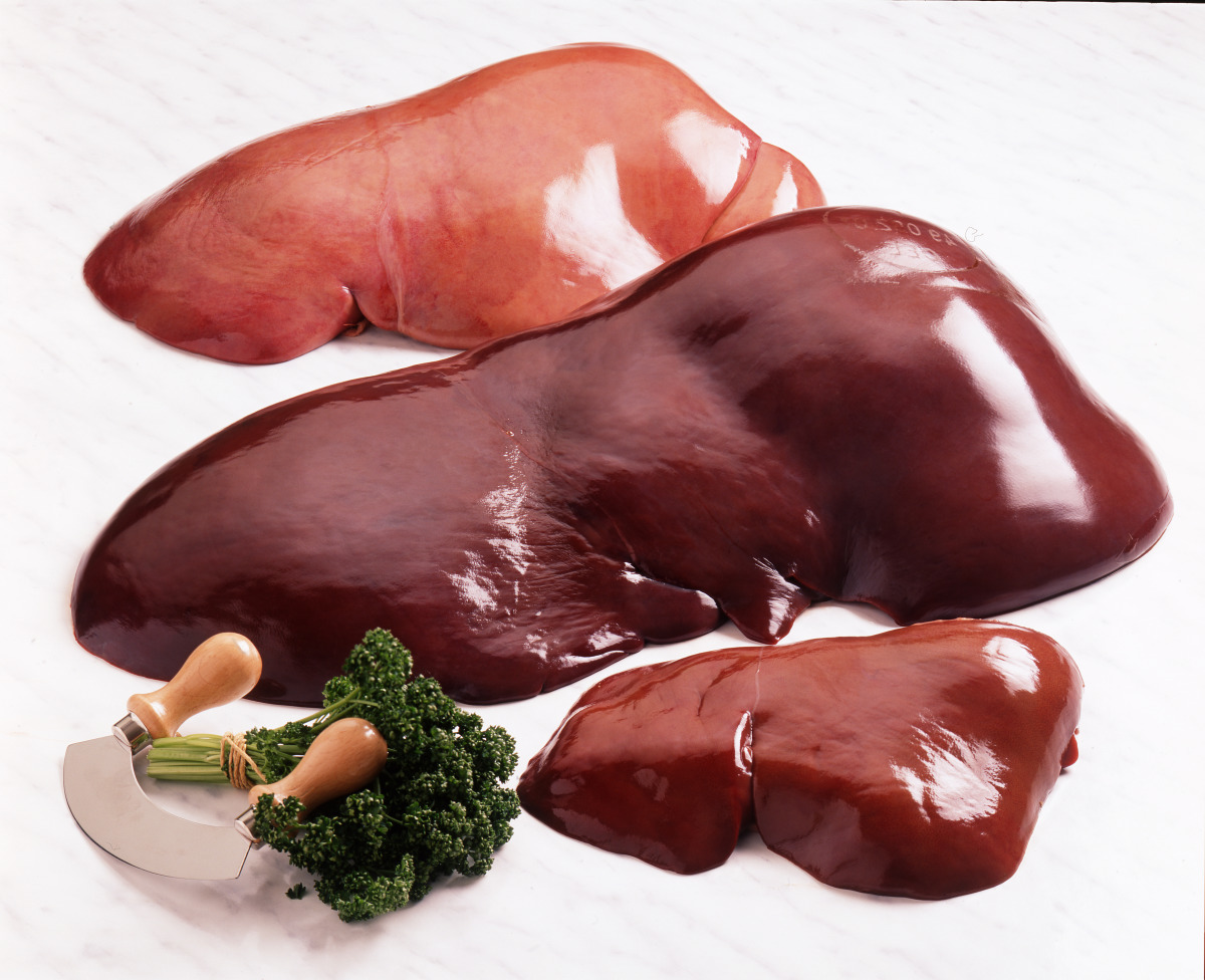 Le foie de veau, de génisse, d’agneau et de porc
