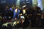 Dieu, les animaux et la Bible Jésus chassant les marchands du Temple Dieu, les animaux et la Bible Jésus chassant les marchands du Temple