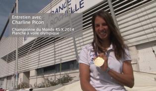 Entretien avec Charline Picon - Championne du Monde RS:X 2014 - Planche à voile olympique