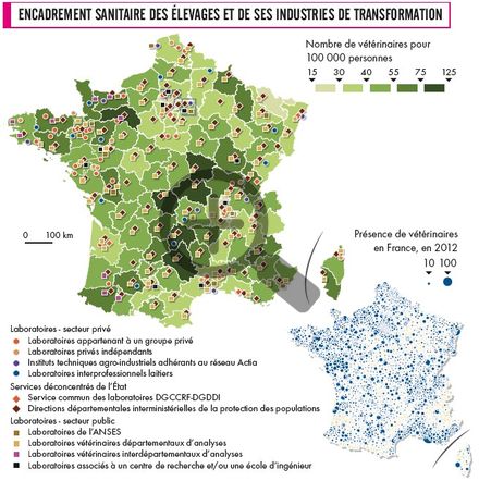 Encadrement sanitaire des élevages et de ses industries de transformation