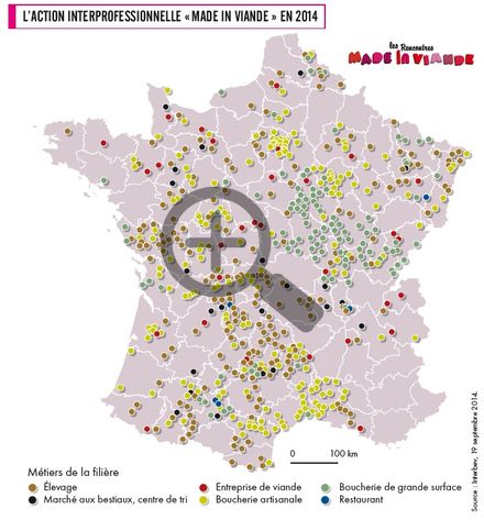 L'action interprofessionnelle "MADE in VIANDE" en 2014