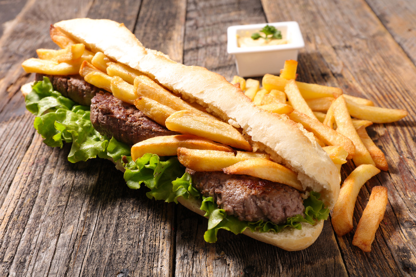 Les Sandwichs A La Viande La Gourmandise Au Coin De La Rue