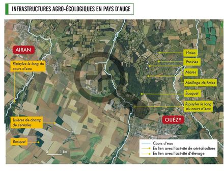 Infrastructures agro-écologiques en Pays d'Auge