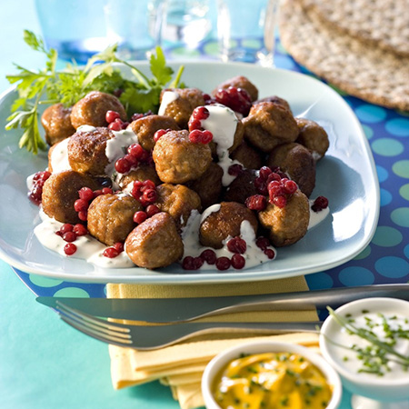 Suède - Köttbullars, les boulettes à la sauce suédoise