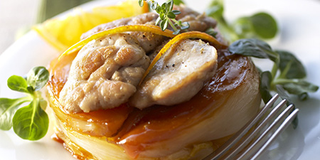 Les ris d’agneau sur tatin d’endive, l’art de concilier légumes de Picardie et produits tripiers