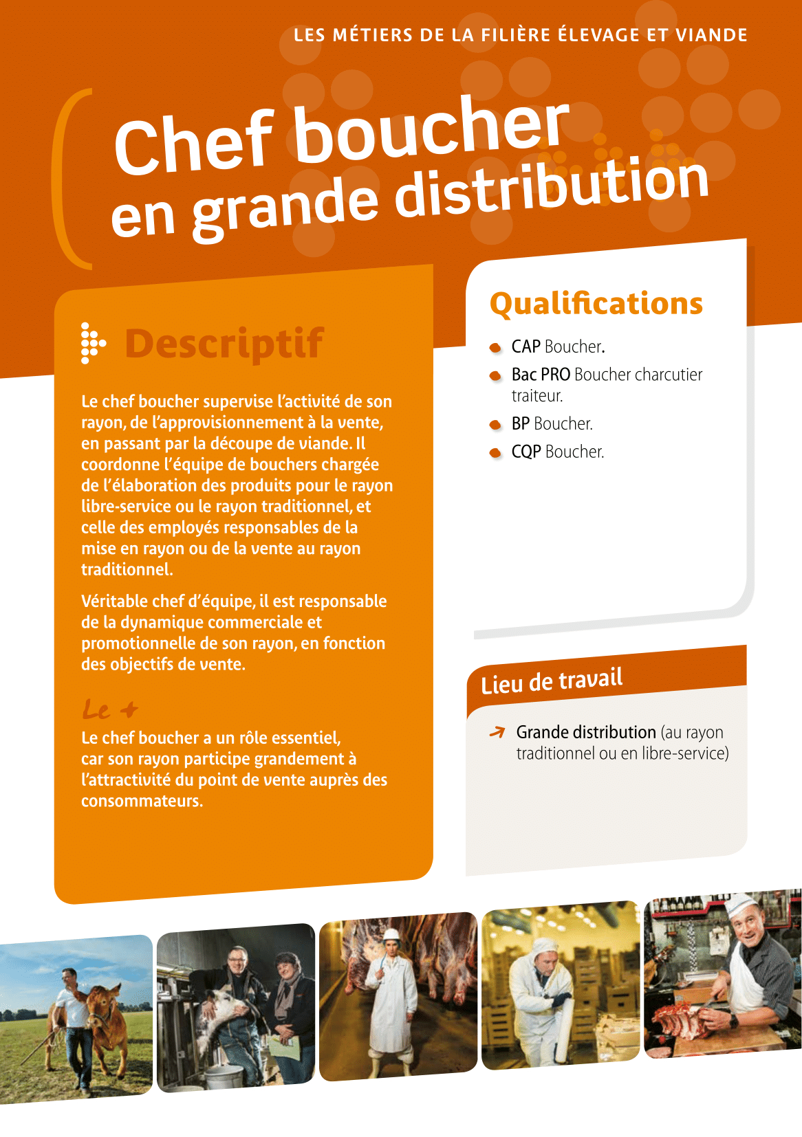 Chef boucher en grande distribution