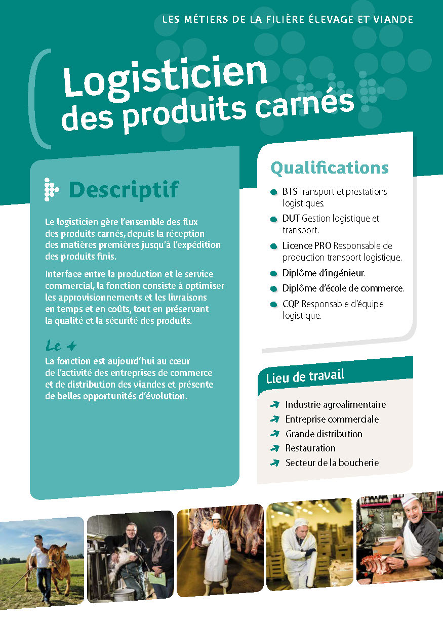 Logisticien des produits carnés