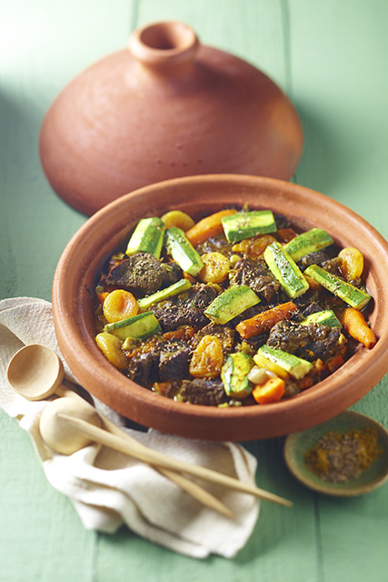 Plat à tajine marocain pour la cuisson