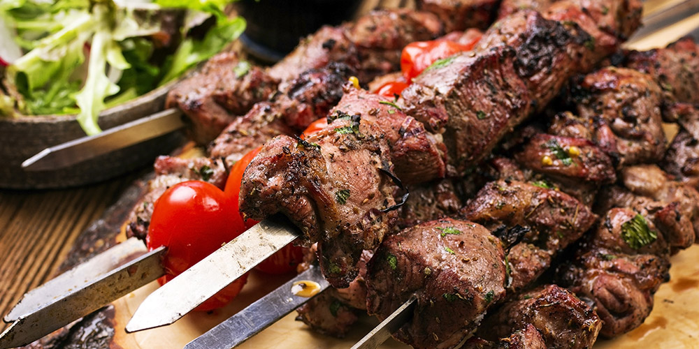 Les brochettes kebab