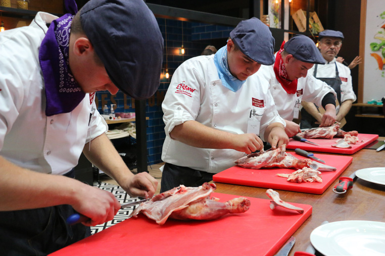 Le concours des jeunes bouchers