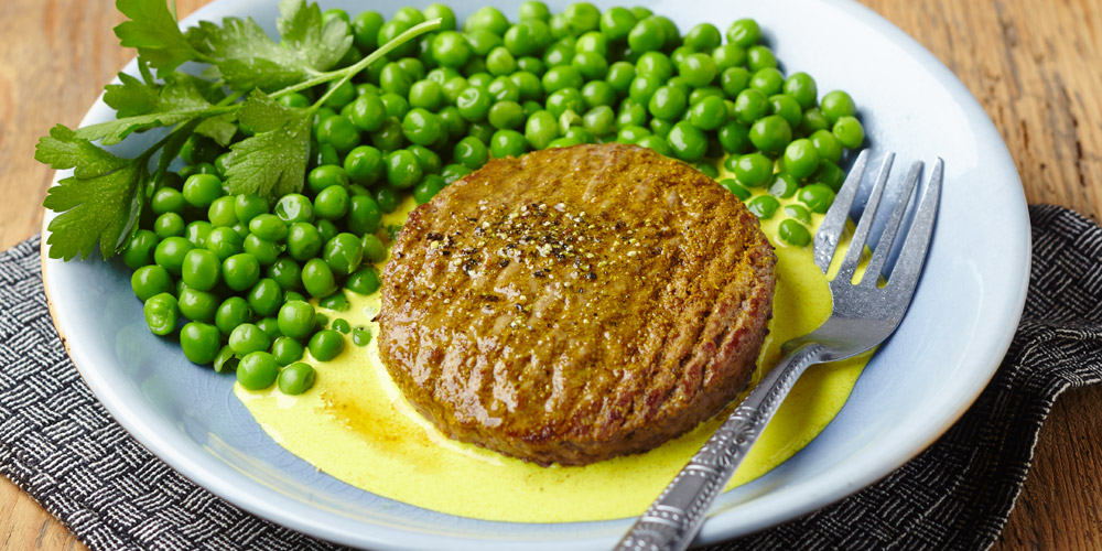 Steak haché de boeuf au lait de coco