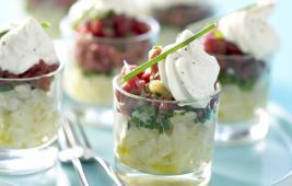 Les verrines pour une cuisine chic et créative