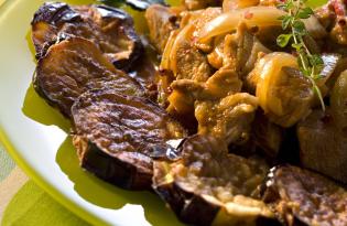 Sauté de porc aux aubergines Sauté de porc aux aubergines