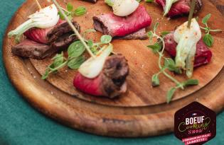 Pics de bœuf et oignons nouveaux Pics de bœuf et oignons nouveaux