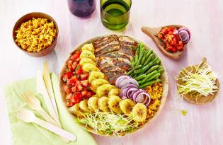 Recette de Poke bowl d’émincé de chevreau Recette de Poke bowl d’émincé de chevreau