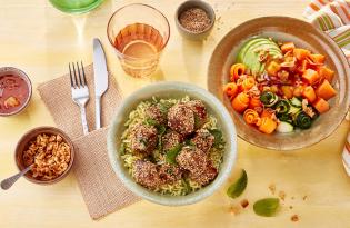 Recette de Poke bowl de cubes de bœuf au sésame Recette de Poke bowl de cubes de bœuf au sésame