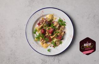 Salade hivernale au faux-filet de bœuf Salade hivernale au faux-filet de bœuf