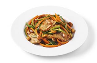 Wok de veau aux légumes d’été