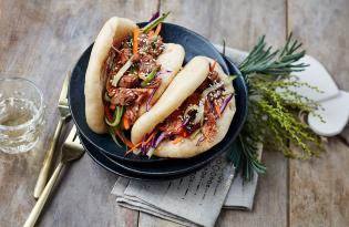 Bao de bœuf effiloché miso-sésame