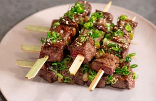 Brochettes de bœuf teriyaki