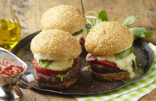 Burgers de bœuf au chèvre Burgers de bœuf au chèvre