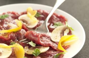 Carpaccio de viande chevaline