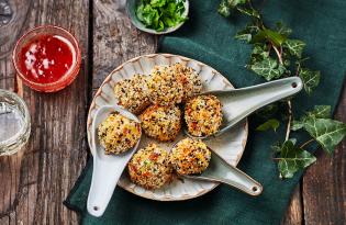 Croquettes de blanquette coco-sésame