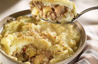Parmentier de veau aux 2 pommes et au céleri Parmentier de veau aux 2 pommes et au céleri