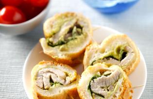 Mini-sandwichs de veau à la moutarde verte Mini-sandwichs de veau à la moutarde verte
