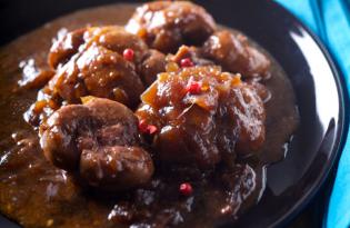 Rognon de veau à la confiture d'oignons Rognon de veau à la confiture d'oignons