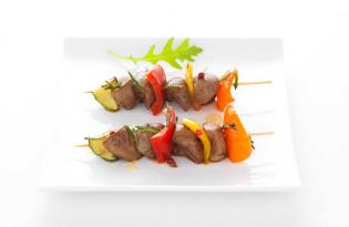 Rognons de porc en brochettes Rognons de porc en brochettes