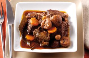 Sauté de bœuf à la châtaigne Sauté de bœuf à la châtaigne