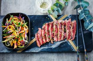 Tataki de cheval façon teriyaki