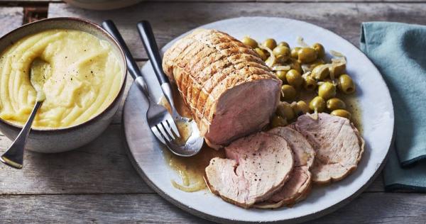 Rôti De Veau Aux Olives