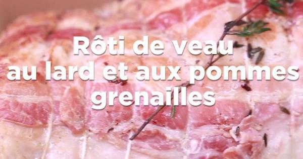 Recette Facile De Rôti De Veau Au Lard Et Aux Pommes