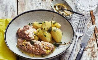 Cervelle de veau aux câpres