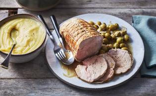 Rôti de veau en cocotte aux olives