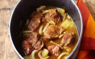 Sauté de veau au fenouil et à l’ananas