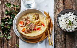 Blanquette de veau au lait de coco et citronnelle