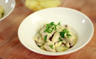 Blanquette de veau, pommes à l'anglaise