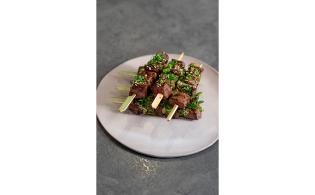 Brochettes de bœuf teriyaki