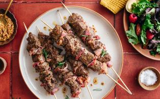 Brochettes de foie de veau au bacon