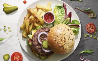 Burger de bœuf à l’avocat