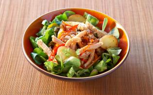 Salade colorée de gras double