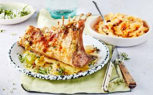 Carré de chevreau au beurre noisette et chorizo