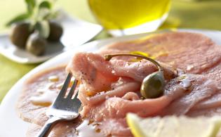 Carpaccio de veau à l'artichaut