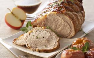 Carré de veau aux pommes caramélisées