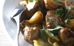 Sauté de veau et pommes sarladaises