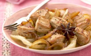 Recette de Sauté de veau minute au fenouil